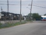 NS 9843 and 2563 Pulling Road Railers on a Meet with NS 5056 and 5074 with Their Empties